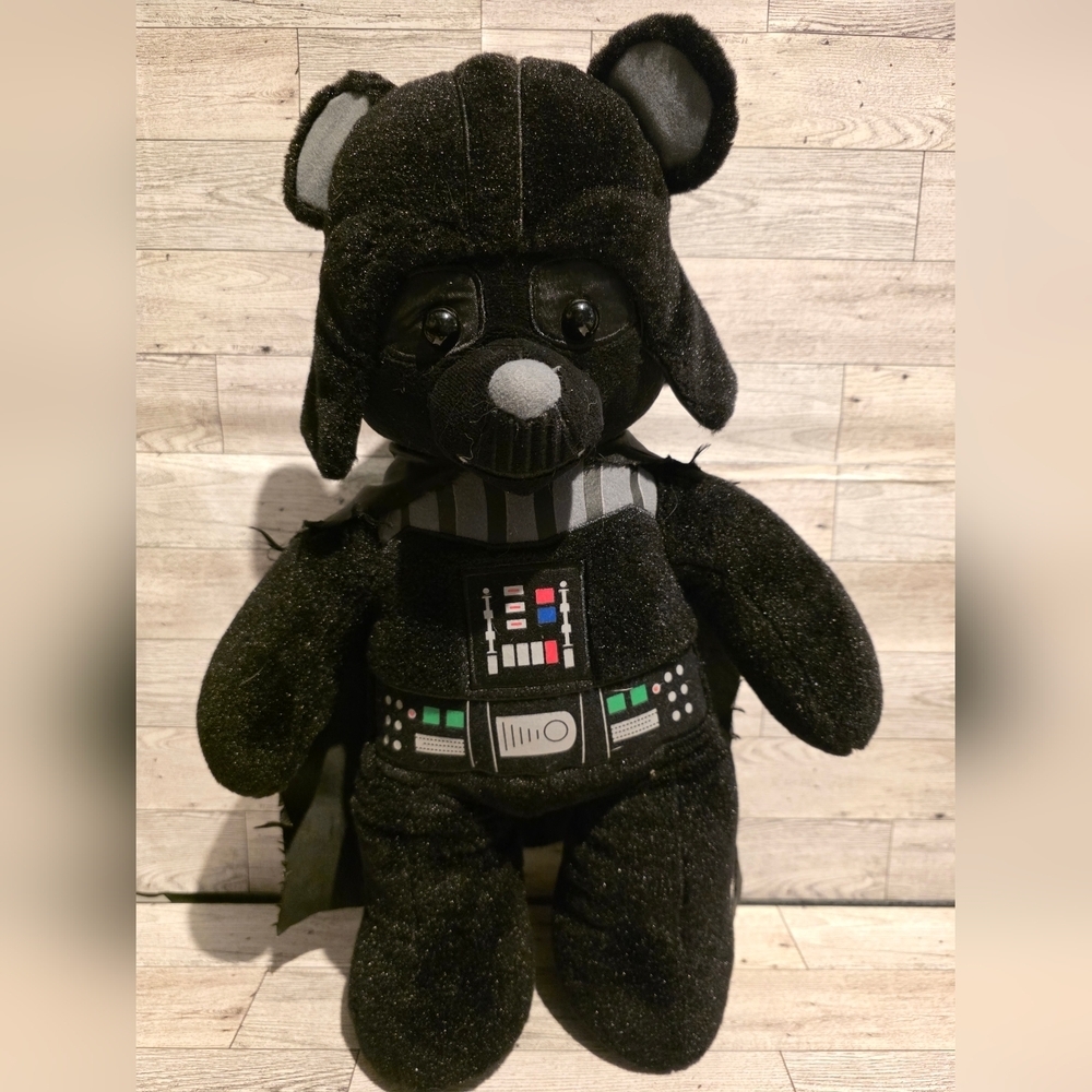 Build-A-Bear Black Darth Vader Style Plush Bear